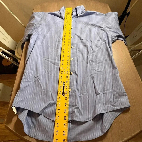 Men's Kenneth Cole Reaction Shirt in Navy Blue in size M - Picture 6 of 6